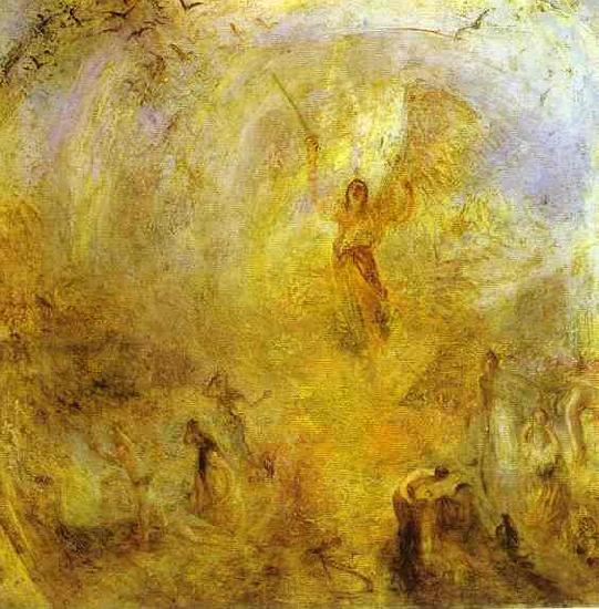 J.M.W. Turner The Angel, Standing in the Sun. oil painting picture